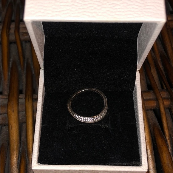 PANDORA Elegant Waves CZ ring 💍 - Picture 3 of 6
